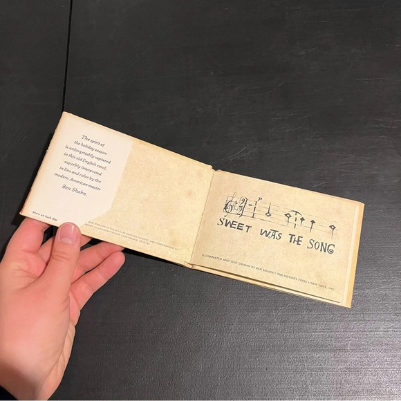Sweet was the Song Illuminated and Text Drawn by Ben Shahn 1956 1st Ed HC Good - Picture 4 of 8